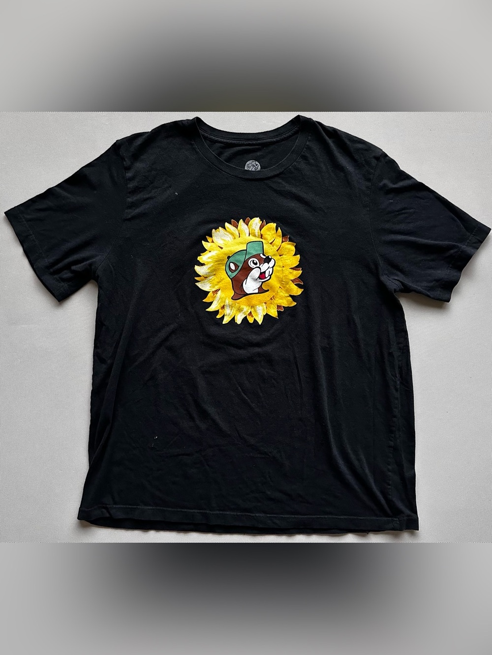 Buc-ees You Are My Sunshine Double Sided Graphic T Shirt Men’s XL Black Yellow